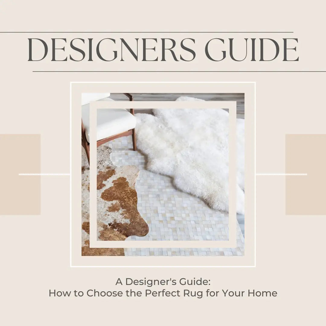 Rug Design Guide A Designer's Guide: How to Choose the Perfect Rug for Your Home ...
