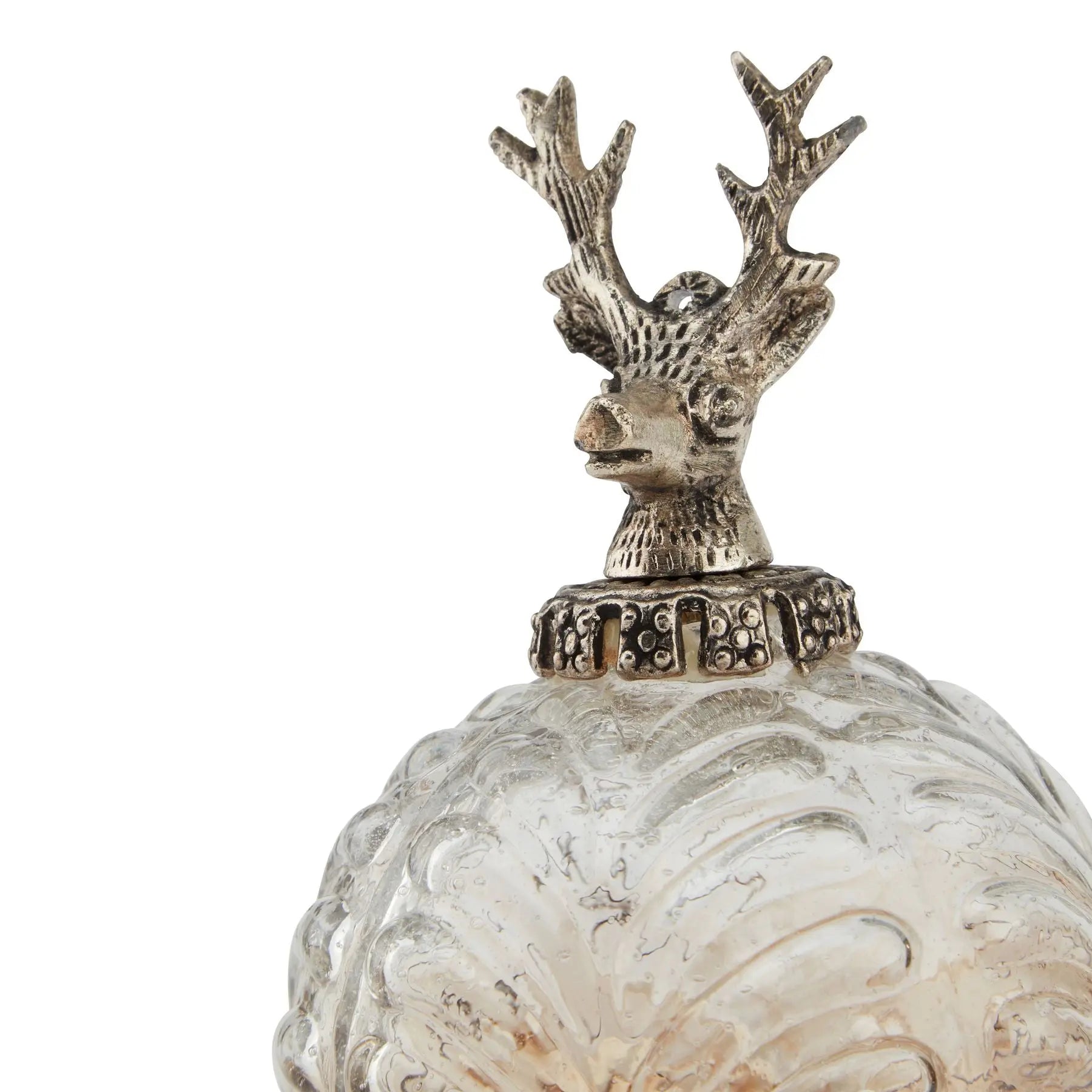 UK Christmas Decorations – Coffee Ombre Stag Bauble Exclusive Spaces