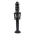 UK Christmas Decorations – Large Black Wooden Nutcracker Decoration