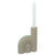 Ivory Lace Pipe Candle Holder