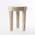 Minerals Side Table- Marble and Travertine