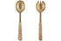 Abani Salad Servers – Antique Brass