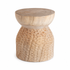 African Drum Side Table
