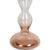 Glass Bobble Candlestick Rose Ombre Exclusive Spaces